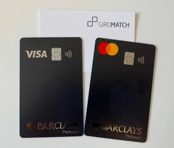 Barclays Platinum Double Kreditkarte GIROMATCH