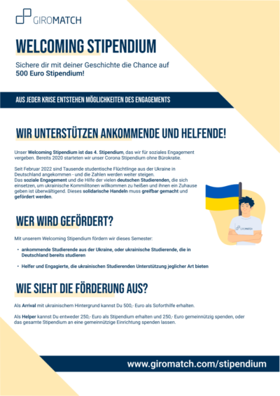 GIROMATCH Welcoming Scholarship One Pager