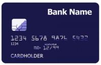 Credit card's front side