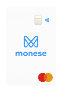 Monese Bank Mastercard Debitkarte