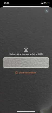 Tomorrow App IBAN Scanner - das Haushaltsbuch