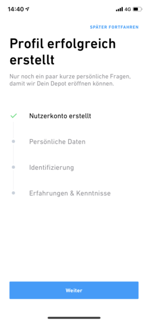 Trade Republic Profil