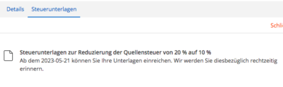 WeltSparen Ansässigkeitsbescheinigung